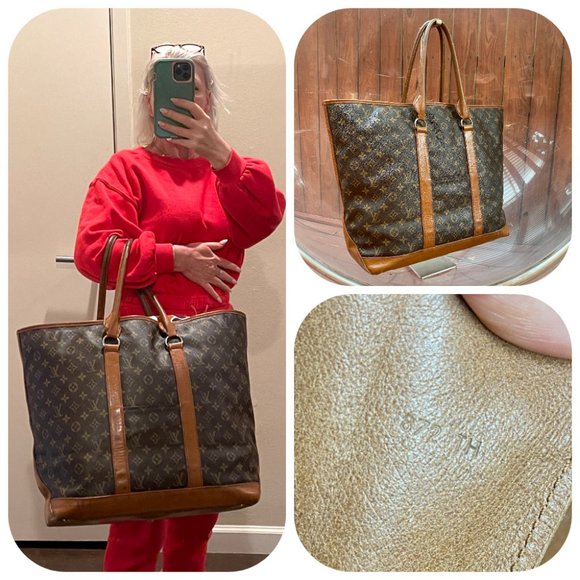 Used louis vuitton ALMA MONOGRAM VERNIS XL HANDBAGS